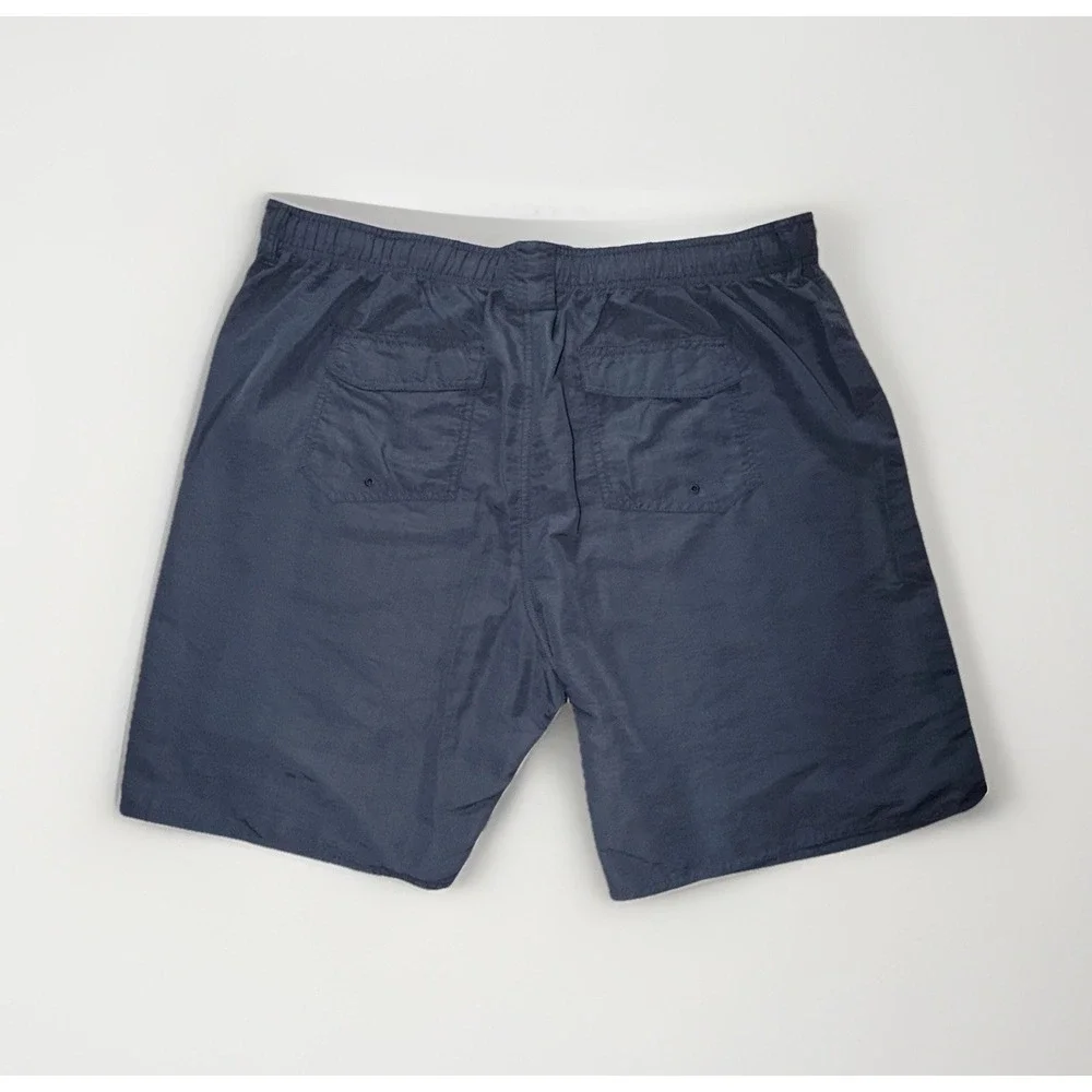 American Fishing Tackle Co. Blue Nylon Men's Shorts Size 40 Drawstring Pockets